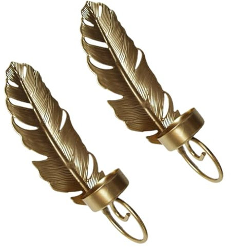 Cabilock 2stücke Wandkerzenhalter Aus Eisen Dekorativer Wandkerzenleuchter Für Wohnzimmer Schlafzimmer Bad Stilvolle Deko Kerzenhalter Wandmontage