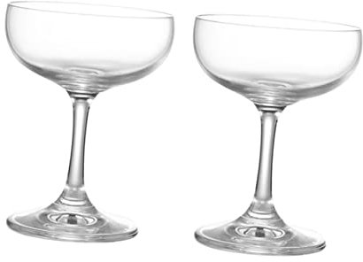 Cabilock Set of 2 Vintage Cocktail Glasses Elegant Wine Holder for Bar Party or Personal Use