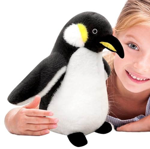 Generisch Stoffpinguin | 20 cm Kuscheltier Pinguin,Weiches Sammlerstofftier Deko für Wohnzimmer, Schlafzimmer und Sofa