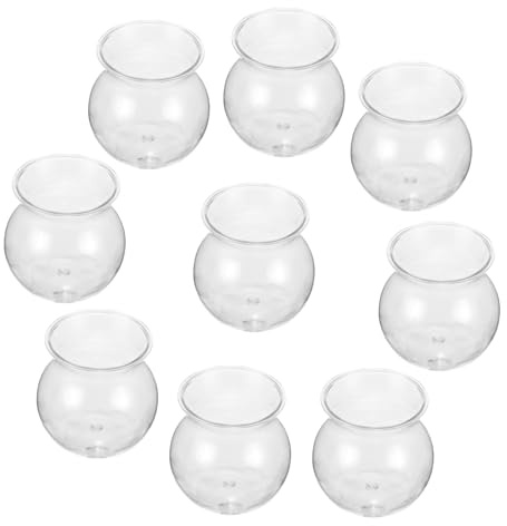 UPKOCH 10piezas Contenedor para Micropaisaje Jardinera Recipiente De DIY Decoración Simple Botella Ecológica
