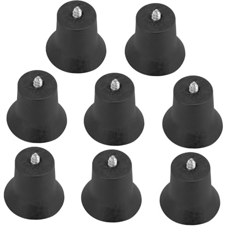 BAZEITFLOW 8 Piezas Pies de Goma para Rejilla de Cocina Gas Almohadillas Antideslizantes para Estabilidad y Soporte Cocinas de Gas Repuesto Duradero para Estufas Material de Goma Resistente