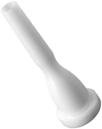 Alasum Embout Trompette Plastique Blanc Remplacement pour Performance Instrument Musical