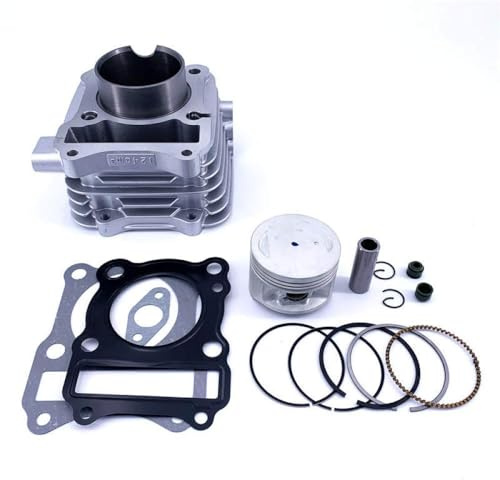 Compatible con los modelos de motocicleta GS125 QS125-B-6 Reemplazo del mercado de accesorios del cilindro medio del anillo del pistón de la manga del cilindro del motor