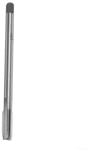 Helilyco Macho de flauta recta extra largo M9 x 1,25 mm HSS de 110 mm para fresadoras y herramienta de roscado CNC a la derecha