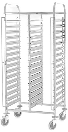 TECHNICA Prestona Transportwagen 32xGN 1/1 Gastronormwagen 550x740x1735mm | Wagen - Tablettwagen - Regalwagen - Einschübe Gastro - Rollbehälter - Servier Trolley - Profi Catering Lager
