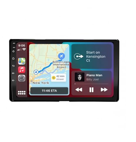 Carplay-Skärm för Toyota Sienna 2014-2020 Röststyrning, Gps-Navigering, Med Kamera, Dashcam, Wifi, Bluetooth Bilradio Stereo Gps Navi, 4 Kärna 2G＋32G