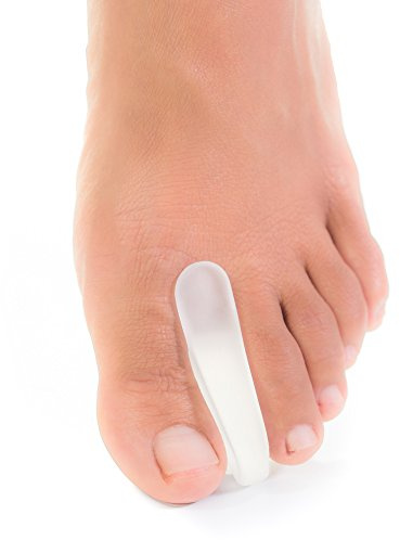 ZenToes Toe Separators for Bunion Pain Relief Set of 6 Flared Gel Straighteners Align Toes and Prevent Corns and Blisters (Large)