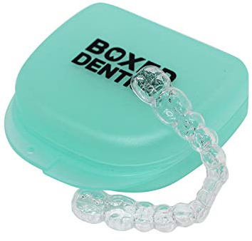 Boxed Dentist | Maßgefertigte Knirscherschiene | Aufbissschiene | Bruxismusschiene | Knirschschiene | Schiene bei Bruxismus, Zähneknirschen (Unterkiefer, harte Schiene)