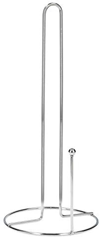 Portarrollos Papel Cocina Vertical, Cromado, 13x29 cm.