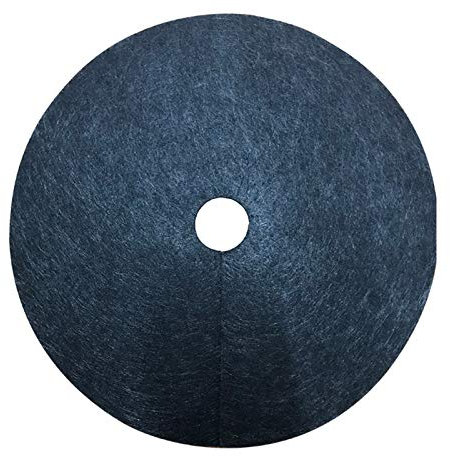 RThNDM 12 Stück runde Unkrautschutzmatte Baumschutzmatte, Vlies Garten Landschaft Stoff, strapazierfähige Unkraut Block Abdeckung für Garten, Blumenbeete