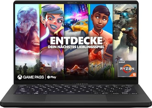 Asus ROG Zephyrus G14 Gaming Laptop | 14,0 2K 120Hz matt IPS Display | AMD Ryzen 9-6900HS | 16 GB RAM | 1000 GB SSD | AMD RX 6800S | Windows 11 | QWERTZ Tastatur | Eclipse Grey |