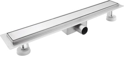 sunrik Caniveau de Douche Acier Inox 90cm，Caniveau de Douche avec siphon à bloqueur d'odeurs et filtre à cheveux，Bulles Caniveau Douche Extra Plat，Drainage rapide