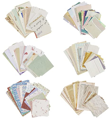 360 Blatt Vintage Journal Supplies Scrapbooking Material Briefpapier Ästhetisches Dekopapier Zeichnung Reisetagebuch
