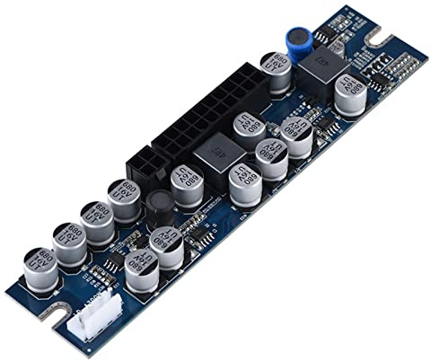 KIMISS PC PSU DC, Module d'alimentation avec 24 Broches Picopsu 12 V Entrée 300 W Ordinateur Connecter Câble AUX SATA