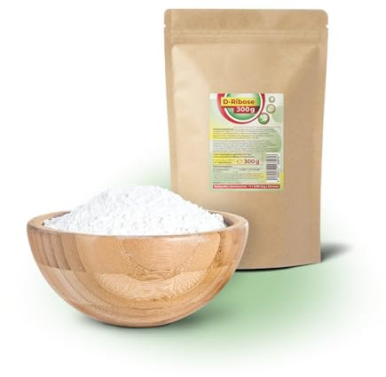 D-Ribose Pulver 300 g - Schweizer Markenqualität - natürlich fermentiert & laborgeprüft - vegan & ohne Zusätze