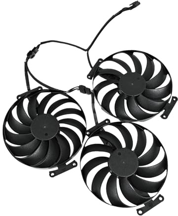 Lskioer T129215SU 95mm 7Pin Graphics Card Cooling Fans, GPU Cooling Fan Replacement Fits for ASUS ROG Strix GeForce RTX 3060 3070 3080 3090