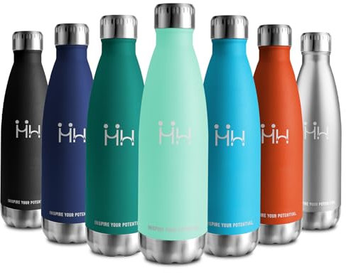 Thermosflasche 750ml, Isolierflasche 750ml, BPA-frei Trinkflasche Edelstahl, Auslaufsicher Wasserflasche, Thermoskanne Kohlensäure Geeignet für Schule, Sport, Fitness, Gym, Fahrrad, Camping, Jungs