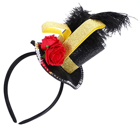 BESPORTBLE Vintage Haarschmuck Haarclip aus Stoff Leicht und Halloween und Weihnachtsfeier Kopfschmuck Teiliges Party Accessoire für Erwachsene