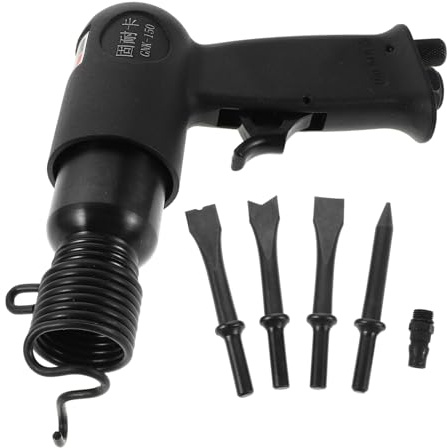 Cabilock Herramientas Neumáticas Multifuncionales Cincel Neumático Para Automoción Máquina Cinceladora Neumática Cinceles Para Eliminar y Trabajar El Pala Resistente