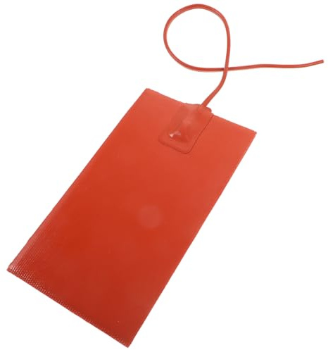 SOLUSTRE Silicone Pad Engine Oil Heater 12v 100w with 35cm Cable for Engine, Transmission and Hydraulic Fluid Heating, Adhesive Oil Pan Heater for Automotive Winter Use