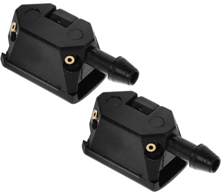 Gogogmee 2 piezas Boquillas para Limpiaparabrisas Delantero de Coche Rociador Preciso para Parabrisas y Capó Repuesto Versátil para Accesorios de Lavado de Vehículos Spray Potente para
