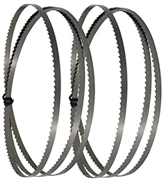 Bandsägeblatt, 2er-Pack 8-Zoll-Bandsägeblätter 1400 x 6,35 0, mm 6–15 Zähne pro Zoll(Tpi 6)