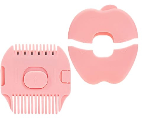 IWOWHERO Peigne Coupe Cheveux Rose Tondeuse à Pointes Fourchues Portable Trimmer Garçon Fille pour Franges et Cheveux Fins Outil Coiffure Léger et Facile à Nettoyer