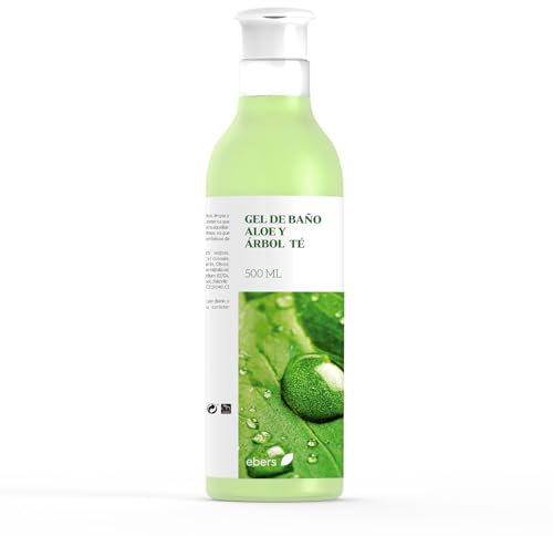 Ebers Gel Baño Aloe Vera y Árbol Del Té 500 ml. Vegano.
