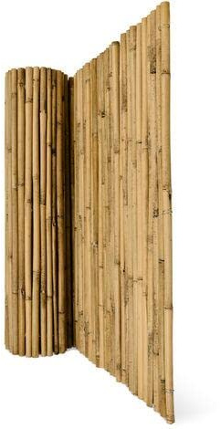 Arella en roseaux de bambou naturel Ø 16 mm, tapis d'ombrage pour clôtures 150 x 300 cm