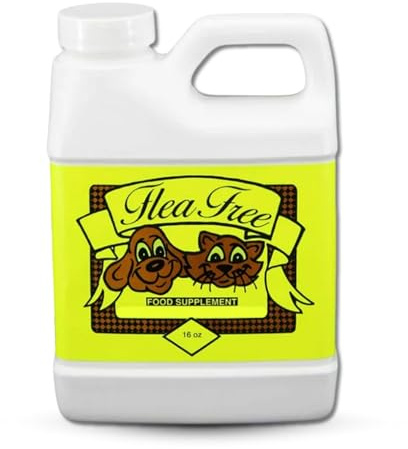 Liquid Dog Supplement & Water Additive, Vinegar Garlic Lemon Ginger, 16 oz