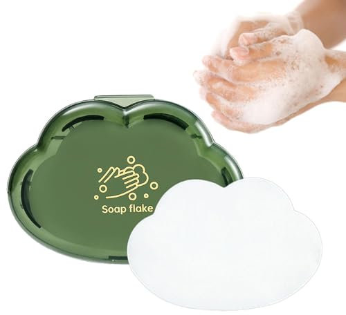 Handseifenblätter – 50 Stück/Box aus Papier, tragbar, für Reisen | Reinigungszubehör für Reisen, zum Formen von Seifen für Outdoor-Aktivitäten, Wandern