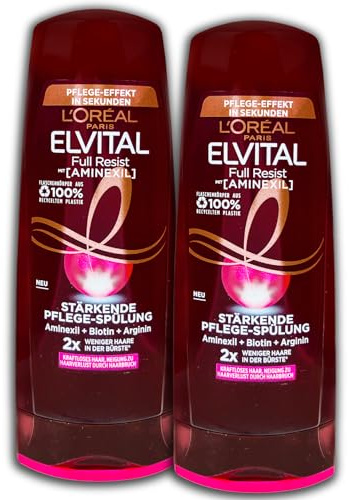 2 er Set Elvital Spülung Full Resist Anti-Haarverlust 2 x 250 ml