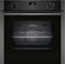 NEFF, N50, B1ACE4AG3B, 60cm Built-in Single Oven features Eco Clean with Easy Clean, CircoTherm, Energy Efficiency Class A+ and LCD-Display in Graphite-Grey