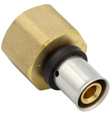 Pipetec Pressfitting Übergang 16x2 mm 3/4 Zoll Innengewinde TH Kontur Verbundrohr, DVGW, TH-Profil