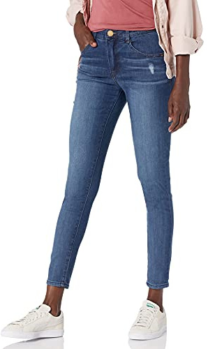 Democracy womens Absolution High Rise Ankle Jeans, Blue, 12 US