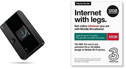 TP-Link Mobile Hotspot with 12 GB Data SIM, Wi-Fi, 8 Hrs Battery, Supports 4G LTE, Share with 10 Devices, Global Connectivity, Go Roam in 71 Destinations