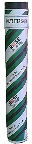 Rose Roofing Green Polyester Shed Roofing Felt 10 meters