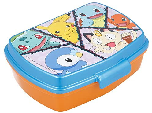 STOR Funny Sandwich Box Pokemon Distorsion Sac à déjeuner unisexe Multicolore Taille unique, Única
