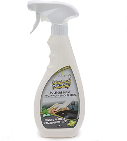Detergente per pulire piano induzione e piastra vetroceramica professionale - 500 ml