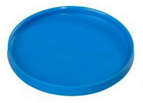 TRTO 1x Blue Tin Lid Pet Cover Can Covers Can Lids for Dogs and Cats