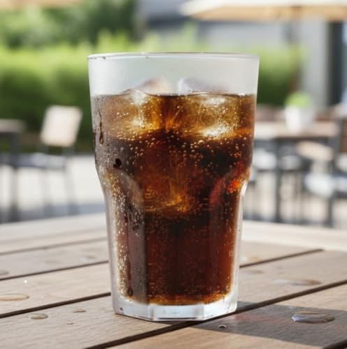 BARCRAFTERS Trinkbecher 0,3L, Trinkglas Caipi, 10 Stück, unzerbrechlich, Frostoptik, Kunststoff, PP Mehrweg