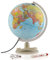 Tecnodidattica – Parlamondo | Globe terrestre interactif pour petits et grands | Lumineux et pivotant | Stylo audio-musical | 6 langues disponibles | Cartographie politique | Diamètre 30 cm