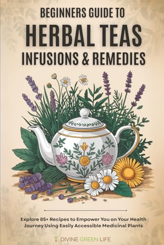 Beginners Guide to Herbal Teas, Infusions & Remedies: Explore 85+ Recipes to Empower You on Your Health Journey Using Easily Accessible Medicinal Plants (Comprehensive Herbalism for All Levels)