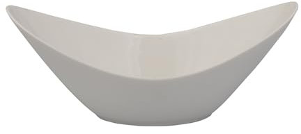 B'GHEST Atlantic fuente porcelana blanca forma barco (29X13X11 cm)