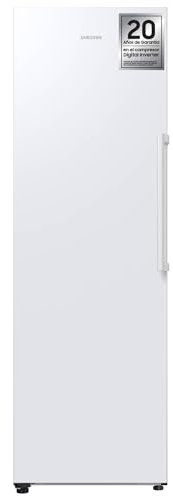 Congelador Vertical Samsung 186cm, 323L, Clase E, Color Blanco, SmartThings, AI Energy Mode, Tecnología SpaceMax™ - RZ32C7ADEWW/EF