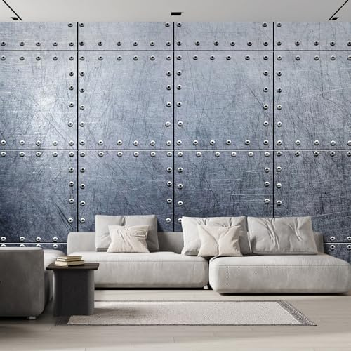 wall26 Wall Sticker/Wall Mural Metal Background, Not Peel and Stick, Non-Woven Wallpaper Decorative for Bedroom, Living Room, Office - 120x120 inches