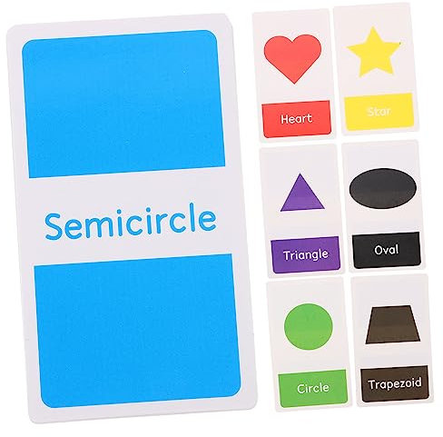 BESTonZON Tarjetas De Aprendizaje Sensoriales Tarjetas Educativas Infantiles Animales y Colores