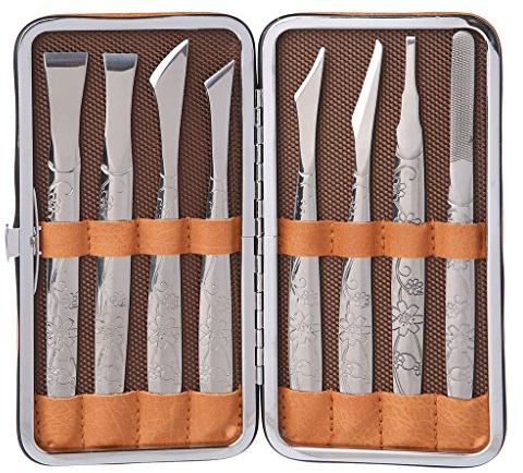 8PCS Callus Rasp File & Shaver Foot Hard for Tough Skin Corn Remover Pedicure to