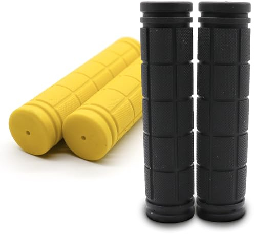 MOLIMOLI 2 Paia di manopole ergonomiche per Bicicletta, manopole Antiscivolo da 22 mm per MTB, BMX, City Bike e Biciclette per Bambini - Gomma Morbida, Antiscivolo e Ammortizzante