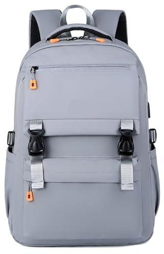 Ryggsäckar Reseväska Affärsbagage Vandringsryggsäckar med laptopfack Casual dagsryggsäck for arbete Pendling Högskola Vattentät ryggsäck(Szary)